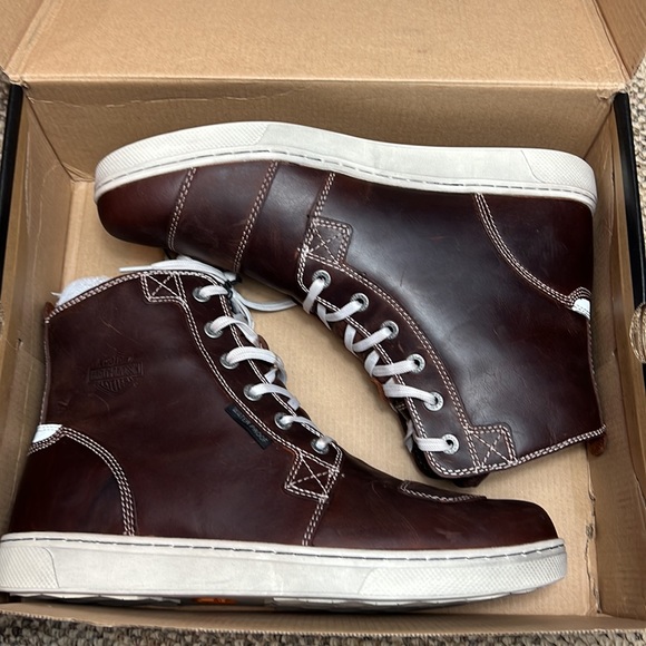 NWT - HARLEY-DAVIDSON, Men's Steinman Sneaker, US Size 11.5, #D96199 - O… - Picture 12 of 16